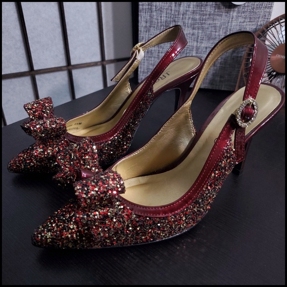 J. Reneé - Glitter slingbacks - Picture 6 of 7